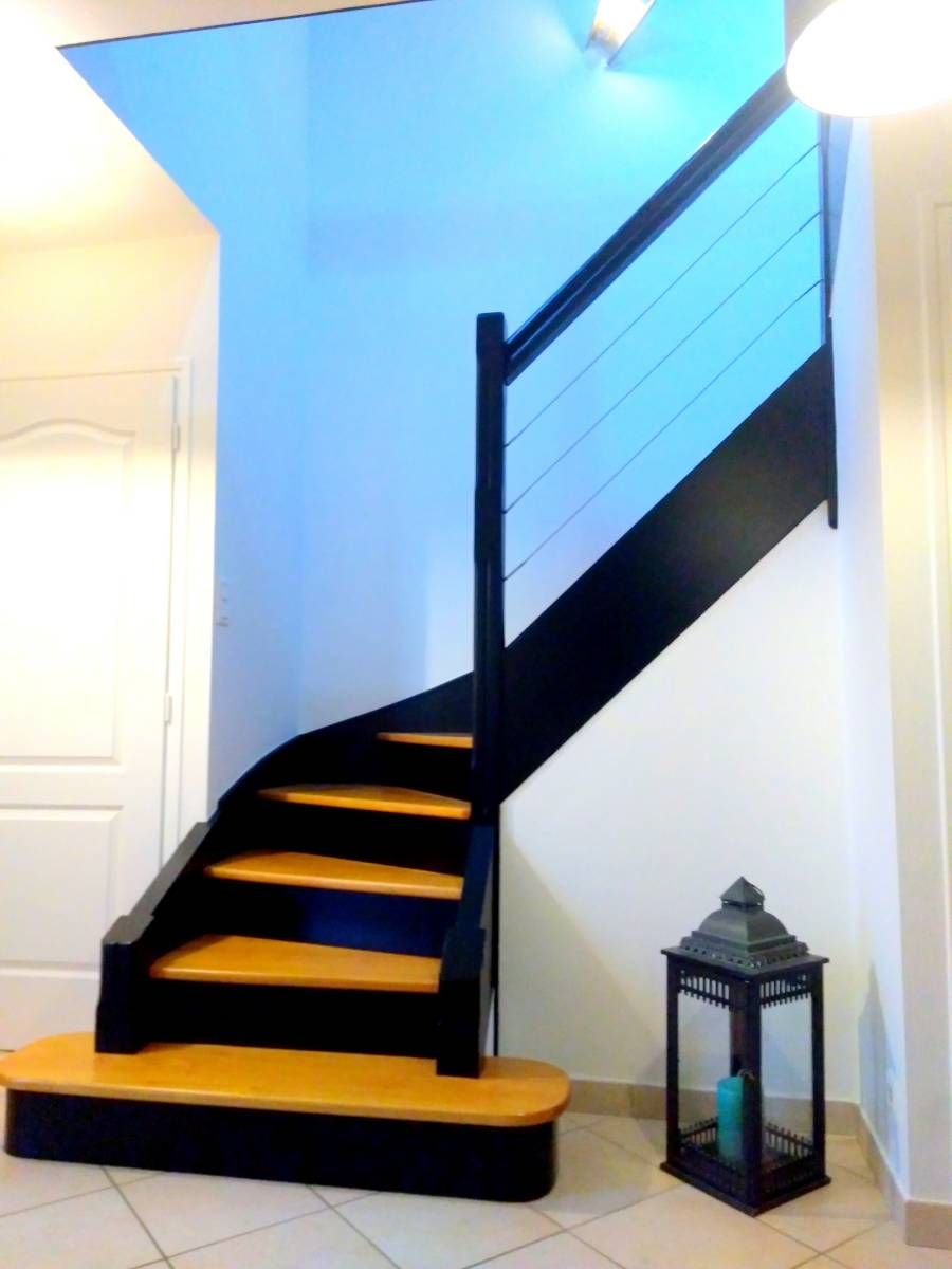 escalier noir cléguer